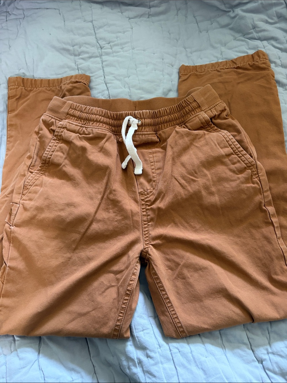 Hanna Andersson Men's Rust Brown Drawstring Joggers